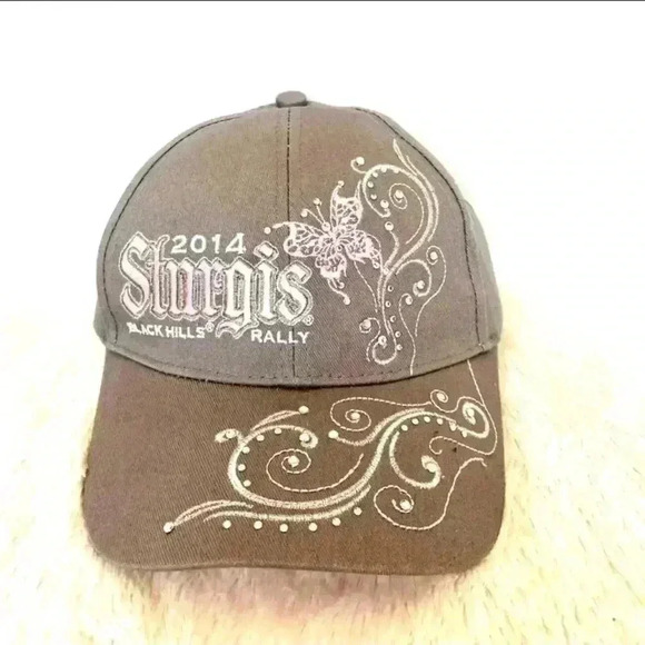 NWT 2014 Offical Sturgis Black Hills SD Rally Adjustable Hat Cap - Picture 1 of 8